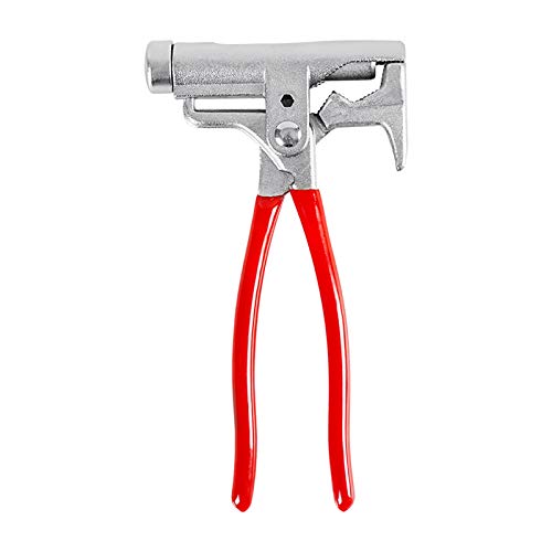 ERYUE EDC Multitool,10-in-1 Hammer Pocket Multitool Multifunktionszange Mehrzweckwerkzeug mit Zimmermann Hammerschraubendreher Nagelzange/Puller Pipe Monkey Wrench Drahtschneider für Camping von ERYUE