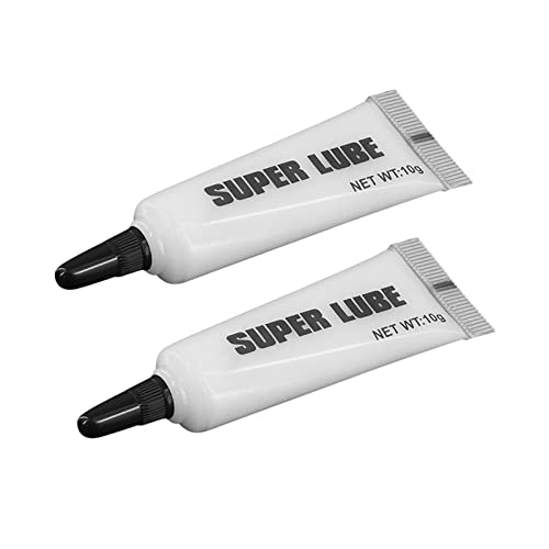 ERYUE Lubricant,2pcs Super Lube Schmierfett Schmieröl Rostschutzschraubstange Führungsschiene mit optischer Achse Reduzieren Sie das Reibungsgeräusch für 3D-Drucker von ERYUE