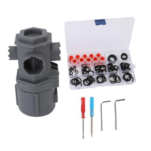 ERYUE Multifunktionaler Wasserhahnschlüssel 16 in 1 Universal 4 Jaws Sechskanthahn und Spülen -Installateur -Tool mit Reparaturzubehör für Küche, Unter Sink Klempner, Tragbar und von ERYUE