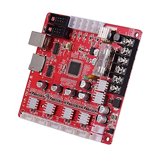 ERYUE Reprap-Hauptplatine,A1284-Base V1.7 Hauptplatine Hauptplatine für Anet A8 Plus DIY Selbstmontage 3D-Desktop-Drucker RepRap i3 Kit Upgrade Supplies 24V von ERYUE