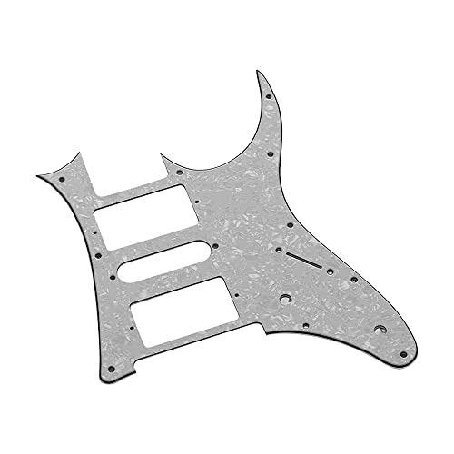ERYUE Schlagbrett der E-GitarHSH Pickguard E-Gitarre PVC Pick Guard Scratch für Ibanez g250 Gitarre Ersatz White Pearl von ERYUE