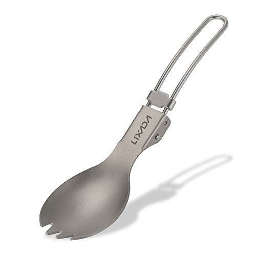 ERYUE Titan Spork-Titan Klapp Spork Leichte Outdoor Dinner Spork Besteck für Reisen Camping Backpacking von ERYUE