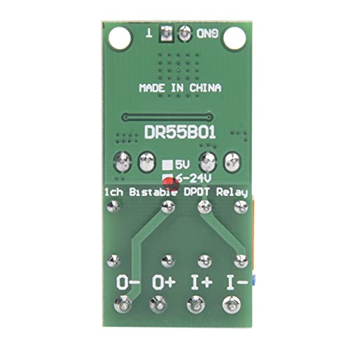 Selbstverriegelung Reverse Polarity Relay, DC 5V (5V-Version), 2A-Motor-Controller-Modul für CW/CCW, Low-Impulsregel, Leistungsanzeige, DC 6-24V (12V-Version), Reverse Polarity von ERYUE