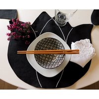 Tischsets in Form Einer Tulpe - Leinen Handgefertigt von ERcreazioni