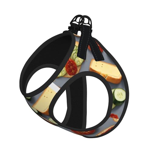 Gesundes Lebensmittel-Druckgeschirr-Set für Katzen und Hunde, reflektierend, verstellbar, ausbruchsicher, mit weichem, atmungsaktivem Netzgewebe, für kleine Haustiere und Kätzchen, Welpen Gesundes Lebensmittel-Druckgeschirr-Set für Katzen und Hunde, reflektierend, verstellbar, ausbruchsicher, mit weichem, atmungsaktivem Netzgewebe, für kleine Haustiere und Kätzchen, Welpen von ERhoug