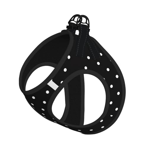 Hundegeschirr mit Leine für Katzen und Hunde, reflektierend, verstellbar, ausbruchsicher, mit weichem, atmungsaktivem Netzgewebe, für kleine Haustiere und Welpen, Weiß Hundegeschirr mit Leine für Katzen und Hunde, reflektierend, verstellbar, ausbruchsicher, mit weichem, atmungsaktivem Netzgewebe, für kleine Haustiere und Welpen, Weiß von ERhoug