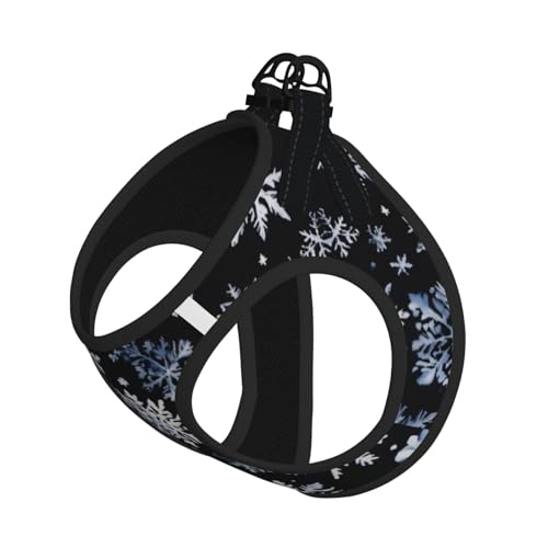 Hundegeschirr mit Schneemann- und Schneeflocken-Aufdruck, reflektierend, verstellbar, ausbruchsicher, mit weichem, atmungsaktivem Netzgewebe, für kleine Haustiere und Kätzchen, Welpen Hundegeschirr mit Schneemann- und Schneeflocken-Aufdruck, reflektierend, verstellbar, ausbruchsicher, mit weichem, atmungsaktivem Netzgewebe, für kleine Haustiere und Kätzchen, Welpen von ERhoug