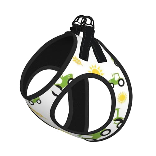 Traktor-Leine für Katzen und Hunde, reflektierend, verstellbar, ausbruchsicher, mit weichem, atmungsaktivem Netzgewebe, für kleine Haustiere und Kätzchen, Welpen von ERhoug