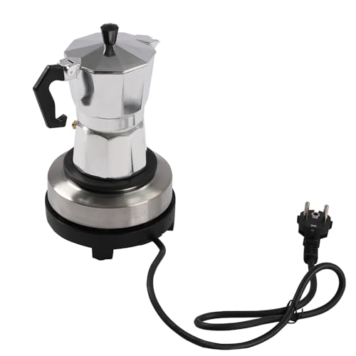 ERnonde Elektrische Mini Espresso Maker, 500W Automatische Heizen/Stoppen Espressokocher Mokkakanne, Kaffeemaschine Camping, Max Heizungstemperatur 200℃ ERnonde Elektrische Mini Espresso Maker, 500W Automatische Heizen/Stoppen Espressokocher Mokkakanne, Kaffeemaschine Camping, Max Heizungstemperatur 200℃ von ERnonde
