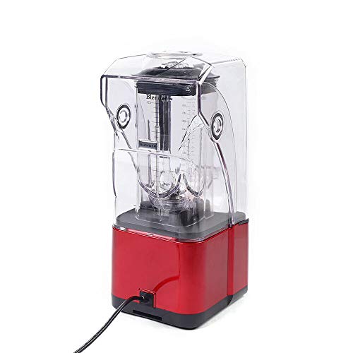 ERnonde Smoothie-Maschine, 2200W 220V Kommerzielle Smoothie Standmixer, Touch-Aktivierte Kommerzielle Schalldichte Slush-Maschine Smoothie Maker für Restaurants, Hotels, Imbissbuden, Cafés von ERnonde