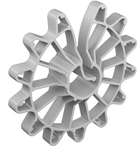 Miko® 100Stk. Abstandhalter Senkrechte Bewehrung 30mm – Sternabstandhalter Baustahlabstandhalter – Robuste und langlebige Distanzstücke für präzise Betonarbeiten von OPTIMUM