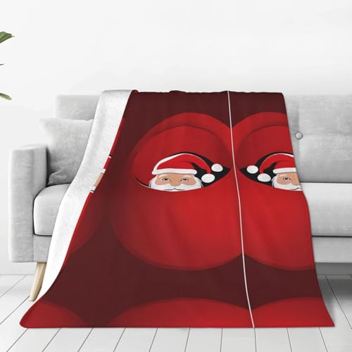 ESASAM Die superweiche Flanelldecke mit Weihnachtsmann ist bequem, leicht, warm und langlebig, geeignet für Zuhause, Reisen und Camping ESASAM Die superweiche Flanelldecke mit Weihnachtsmann ist bequem, leicht, warm und langlebig, geeignet für Zuhause, Reisen und Camping von ESASAM