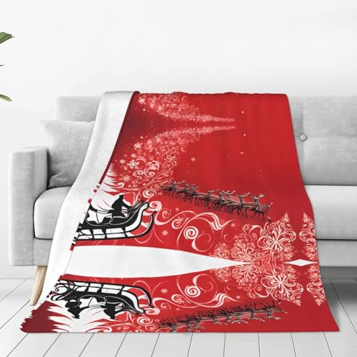 ESASAM Die superweiche Flanelldecke von Christmas Magic ist bequem, leicht, warm und langlebig, geeignet für Zuhause, Reisen und Camping ESASAM Die superweiche Flanelldecke von Christmas Magic ist bequem, leicht, warm und langlebig, geeignet für Zuhause, Reisen und Camping von ESASAM