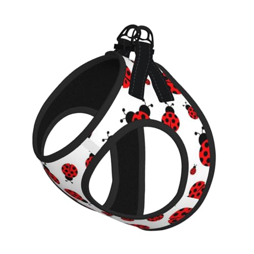 Ladybug kompakte Haustier-Strapsweste, das perfekte kleine Haustier für einen bequemen Spaziergang von ESASAM