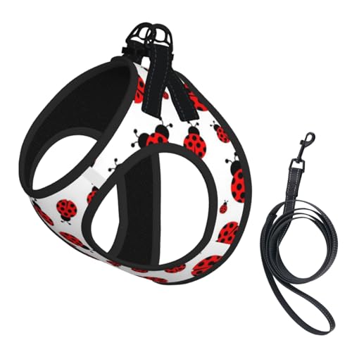 Ladybug kompakte Haustier-Strapsweste, das perfekte kleine Haustier für einen bequemen Spaziergang von ESASAM