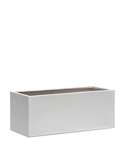 ESCHBACH® Pflanzkübel Box 100 Weiß Rechteckig * 100 x 45 x 45 cm * 10 Jahre Garantie von ESCHBACH