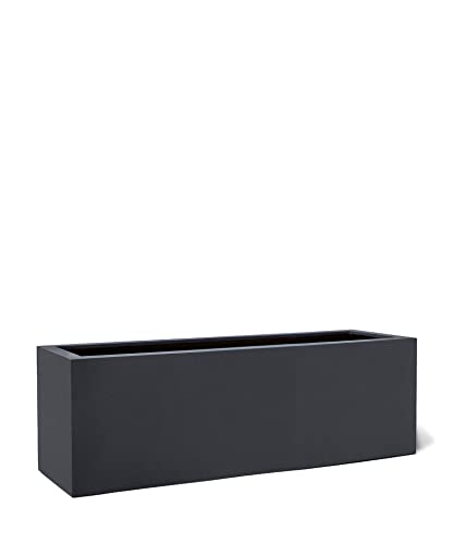 ESCHBACH® Pflanzkübel Box 60 Anthrazit Schwarz Rechteckig * 60 x 20 x 20 cm * 10 Jahre Garantie von ESCHBACH