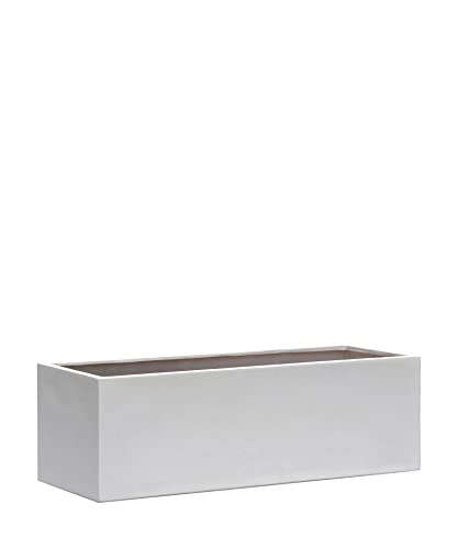 ESCHBACH® Pflanzkübel Box 60 Weiß Rechteckig * 60 x 20 x 20 cm * 10 Jahre Garantie von Eschbach