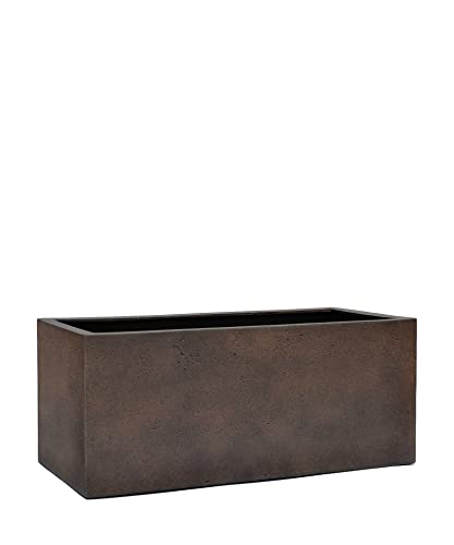 ESCHBACH® Pflanzkübel Box 80 Rost Braun Rechteckig * 80 x 31 x 31 cm * 10 Jahre Garantie von Eschbach
