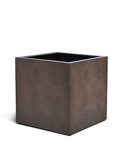 ESCHBACH® Pflanzkübel Cube 30 Rost Braun Quadratisch * 30 x 30 x 30 cm * 10 Jahre Garantie von Eschbach