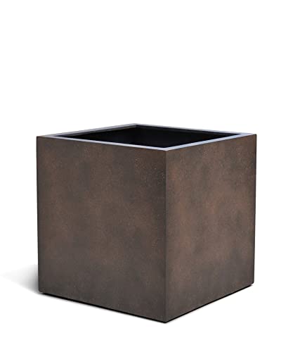 ESCHBACH® Pflanzkübel Cube 40 Rost Braun Quadratisch * 40 x 40 x 40 cm * 10 Jahre Garantie von ESCHBACH
