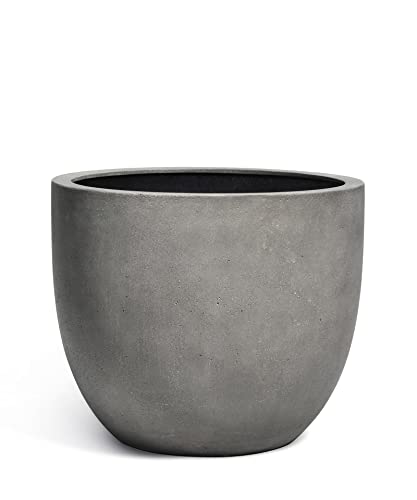 ESCHBACH® Pflanzkübel Egg Pot 70 Beton Grau Rund XXL * 65 x 65 x 54 cm * 10 Jahre Garantie von Eschbach