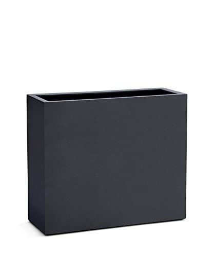 ESCHBACH® Pflanzkübel HIGH Box 80 Anthrazit Schwarz Raumteiler XL * 80 x 30 x 68 cm * 10 Jahre Garantie von ESCHBACH