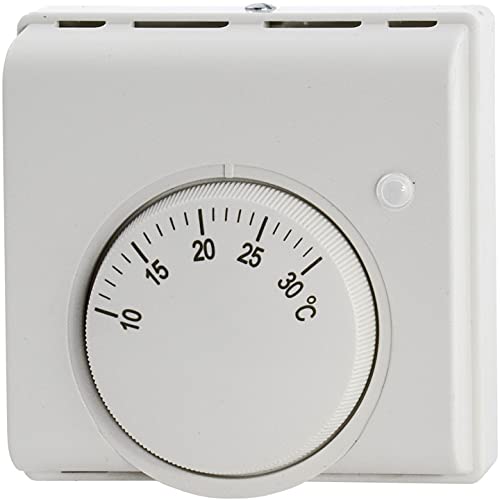 Analog Temperaturregler Raumthermostat für Fußbodenheizung Stellantrieb NC 230V Analog Temperaturregler Raumthermostat für Fußbodenheizung Stellantrieb NC 230V von ESCO