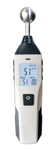 ES-721 Elektronisches Feuchtemessgerät mit Kugelsonde, Bluetooth & App, für Wände, Putz, Holz, Estrich und andere Baumaterialien, 20–40 mm Messtiefe von ESCO