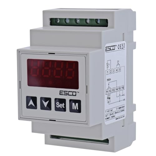 ESCO ES-10D DIN-Schiene TEMPERATURREGLER Thermostat fühler 20A potentialfreies Relais ESCO ES-10D DIN-Schiene TEMPERATURREGLER Thermostat fühler 20A potentialfreies Relais von ESCO