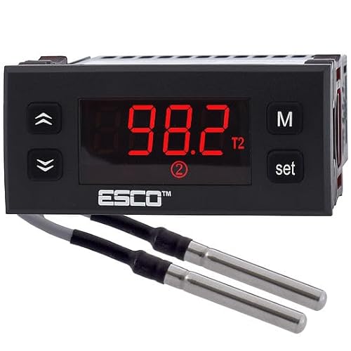 ESCO SC20 Differenz-Temperaturregler für Solaranlage, Heizkessel, Pool – 2 Fühler, 2 Relais, Alarmfunktion, Hysterese einstellbar ESCO SC20 Differenz-Temperaturregler für Solaranlage, Heizkessel, Pool – 2 Fühler, 2 Relais, Alarmfunktion, Hysterese einstellbar von ESCO