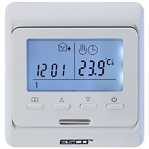 TC510 Raumthermostat Raum temperaturregler Fußbodenheizung Stellantriebe ElektroMatte von ESCO