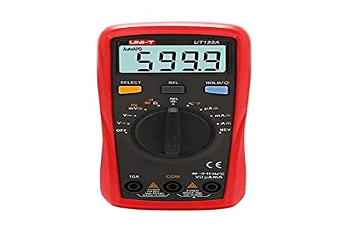 UNI-T UT133A Digitales Hand-Multimeter, 600 V AC/DC, 10 A, -40 °C - 1000 °C/-40 °F-1832°F UNI-T UT133A Digitales Hand-Multimeter, 600 V AC/DC, 10 A, -40 °C - 1000 °C/-40 °F-1832°F von UNI-TREND