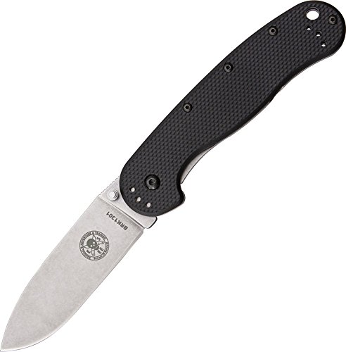 ESEE BRK Designed by, Taschenmesser, Avispa Black Handle Satin, Klinge: 8,9 cm, Drop Point, Schwarz, Klappmesser, Daumenpin, Taschenclip, Satin finish ESEE BRK Designed by, Taschenmesser, Avispa Black Handle Satin, Klinge: 8,9 cm, Drop Point, Schwarz, Klappmesser, Daumenpin, Taschenclip, Satin finish von ESEE