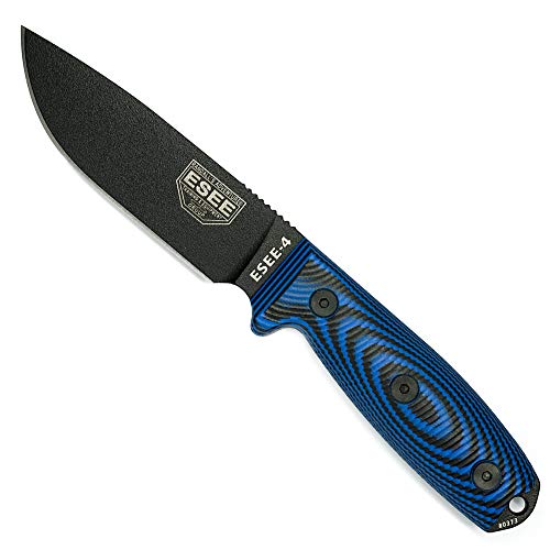 ESEE Model 4 3D Fixed Blade, schwarz von ESEE
