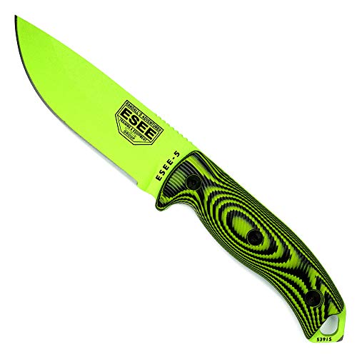 ESEE Model 5 Fixed Blade Venom, schwarz von ESEE