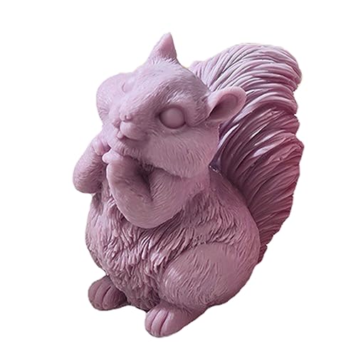 Silikon-Form für Eichhörnchen, Tierform, Kunstharzguss und Kerzenherstellung, für Heimdekoration Silikon-Form für Eichhörnchen, Tierform, Kunstharzguss und Kerzenherstellung, für Heimdekoration von ESEENS