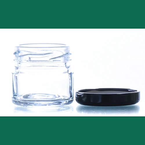 Vorratsgläser aus Glas, 30 g, kleine Einmachgläser mit Deckel inkl. Honiggläser für Gummibärchen, Marmelade, Konservierungsgläser, Kosmetikgläser (30 Stück) von Esencia Andalusí