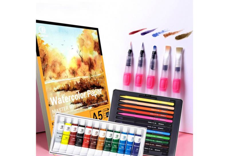 ESENG Aquarellfarbe FRUIT WP-12, 12-ml-Tuben, 12 Farben von ESENG