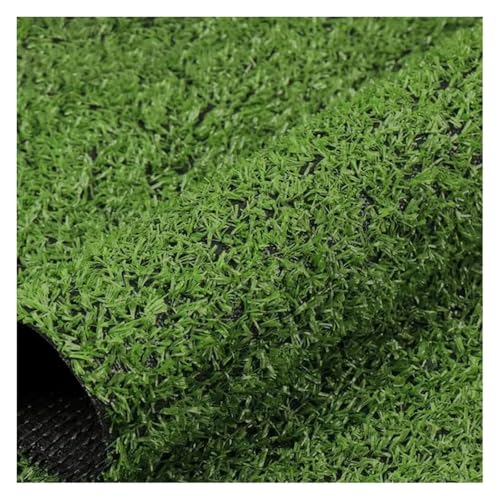 ESESE 2 m x 5 Kunstrasenteppich mit 10 mm Florhöhe, hochdichter Kunstrasen for Gartenrasen, grüne Kunstrasenmatte, natürlich von ESESE