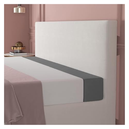 ESESE Bettlückenfüller, Premium-Bettbrücke, Wandlückenfüller, Verbindungsstück for Einzelbetten, bequemes Armlehnen-Matratzenkissen, rechteckiger, Nackenrolle(Dark Grey,70x4x8 inch) von ESESE