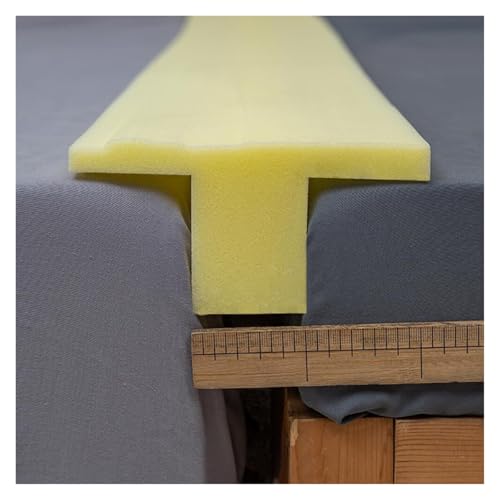 ESESE Bettlückenfüller, T-förmiger Schaumstoff mit hoher Dichte, 200 cm Langer, Doppelbettverbinder for Einzel-/Twin-/Queensize-/Kingsize-Betten, Kopfteilkissen-Matratzenverlängerung(3cm Gap) von ESESE