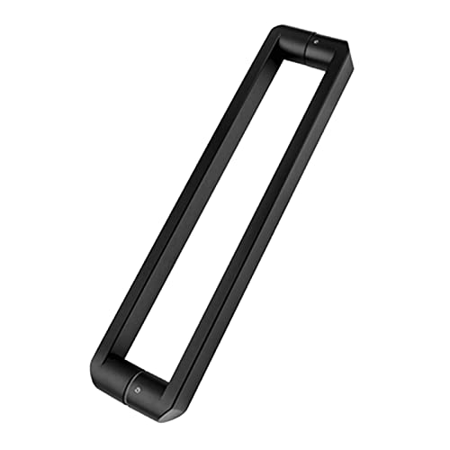 ESESE Glastürgriff, Hochleistungs-Edelstahl-Badezimmer-Duschgriff, Push-Push-Vierkantrohr, Push-and-Pull-Glastürgriffe(400mm) von ESESE