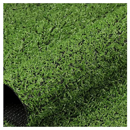 ESESE Kunstrasenteppich, 2 x 5 m, hohe Dichte, 10 mm Florhöhe, Kunstrasen for Gartenrasen, grüne Kunstrasenmatte, Teppich for drinnen und draußen, natürliches Aussehen von ESESE
