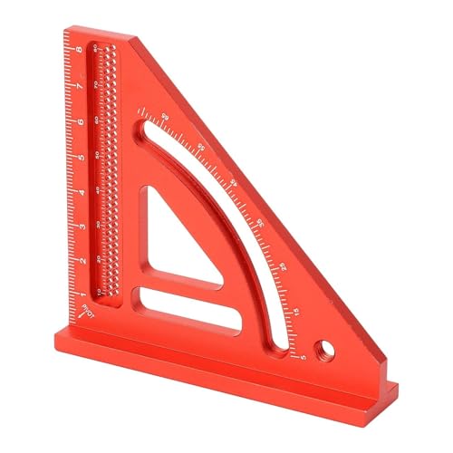 Sparrenwinkel for Zimmerleute, Präzises Markierungswinkel, Mess- und Layoutwerkzeug for aus Aluminiumlegierung, Integriertes Mini-Dreieckslineal Sparrenwinkel for Zimmerleute, Präzises Markierungswinkel, Mess- und Layoutwerkzeug for aus Aluminiumlegierung, Integriertes Mini-Dreieckslineal von ESESE