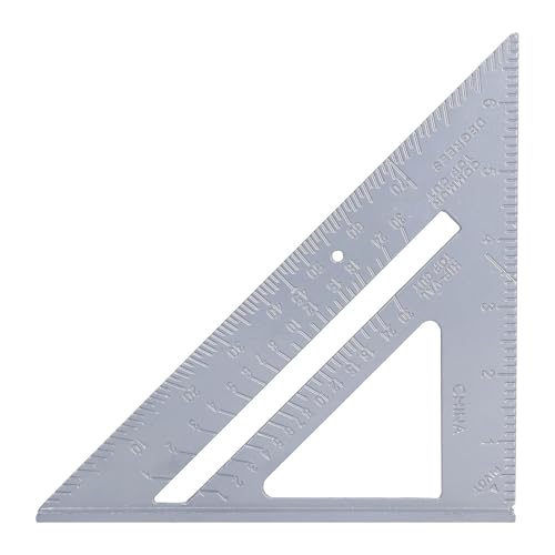 Zimmermannswinkel, 7 Zoll, 45/90 Grad, Aluminiumlegierung, for Winkelmessungen in der Holzverarbeitung von ESESE