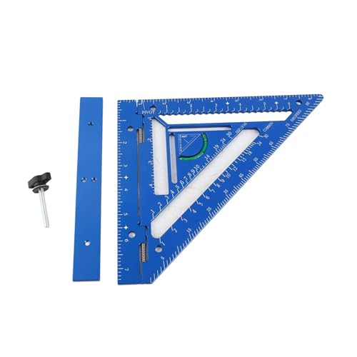 Zimmermannswinkel, multifunktionales aus Aluminiumlegierung, Präzisionsmesslineal for Zimmerleute, Architekten von ESESE