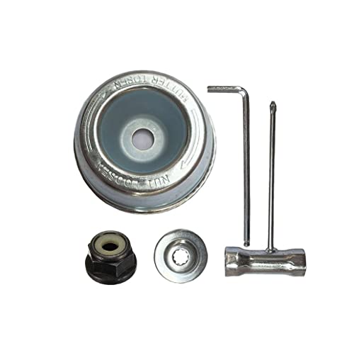 FS55 Blade Adapter Kit (mit Schraubenschlüssel) passend für Stihl FS55 FS55R FS56 FS56RC FS70R FS80 FS80R FS85 FS90 FS94 FS100 FS120 FS130 FS200 FS250 FR220 FR350 FR450 FR480 Freischneider und von ESEYAIDA