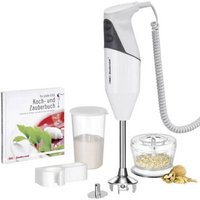 ESGE M160G Stabmixer 160W mit Zerkleinereraufsatz, mit Mixbecher Weiß von ESGE