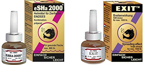 ESHA 2000 20 ml Exit 20 ml Sparpack. Zierfisch Medikament. von Naisee